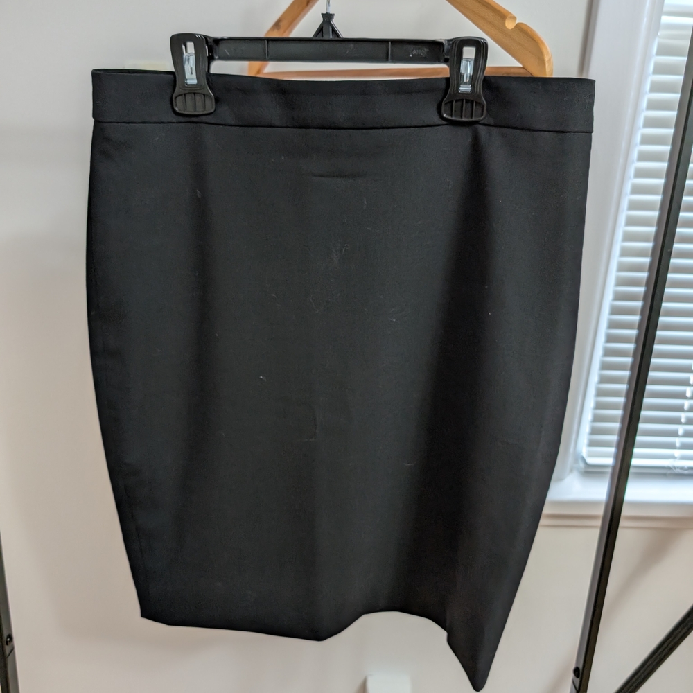 Classic Black Pencil Skirt